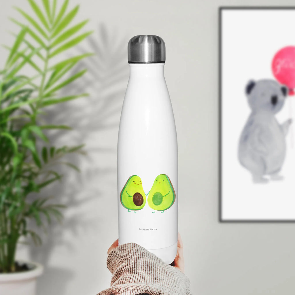 Insulated bottle avocado pair Thermos bottle 500ml, Thermos bottle, stainless steel, Thermos bottles, Thermos, avocado, vegetables, baby shower, love, avocuddle, birth, family, baby party, children, avocados, pregnancy, wedding
