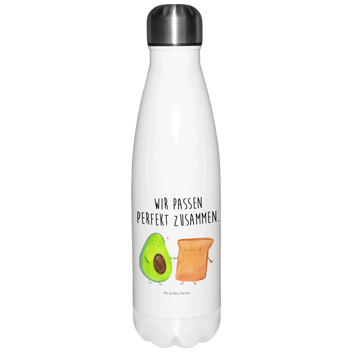 Insulated bottle avocado toast Thermos bottles, Thermos, Thermos bottle, Thermos bottle 500ml, stainless steel, avocado, vegetables, Girlfriend, Toast, Couple, Wedding, Engagement, Wedding gift, Lovers, Friend, Toast bread, Anniversary, Avocado, Engagement party, Anniversary gift