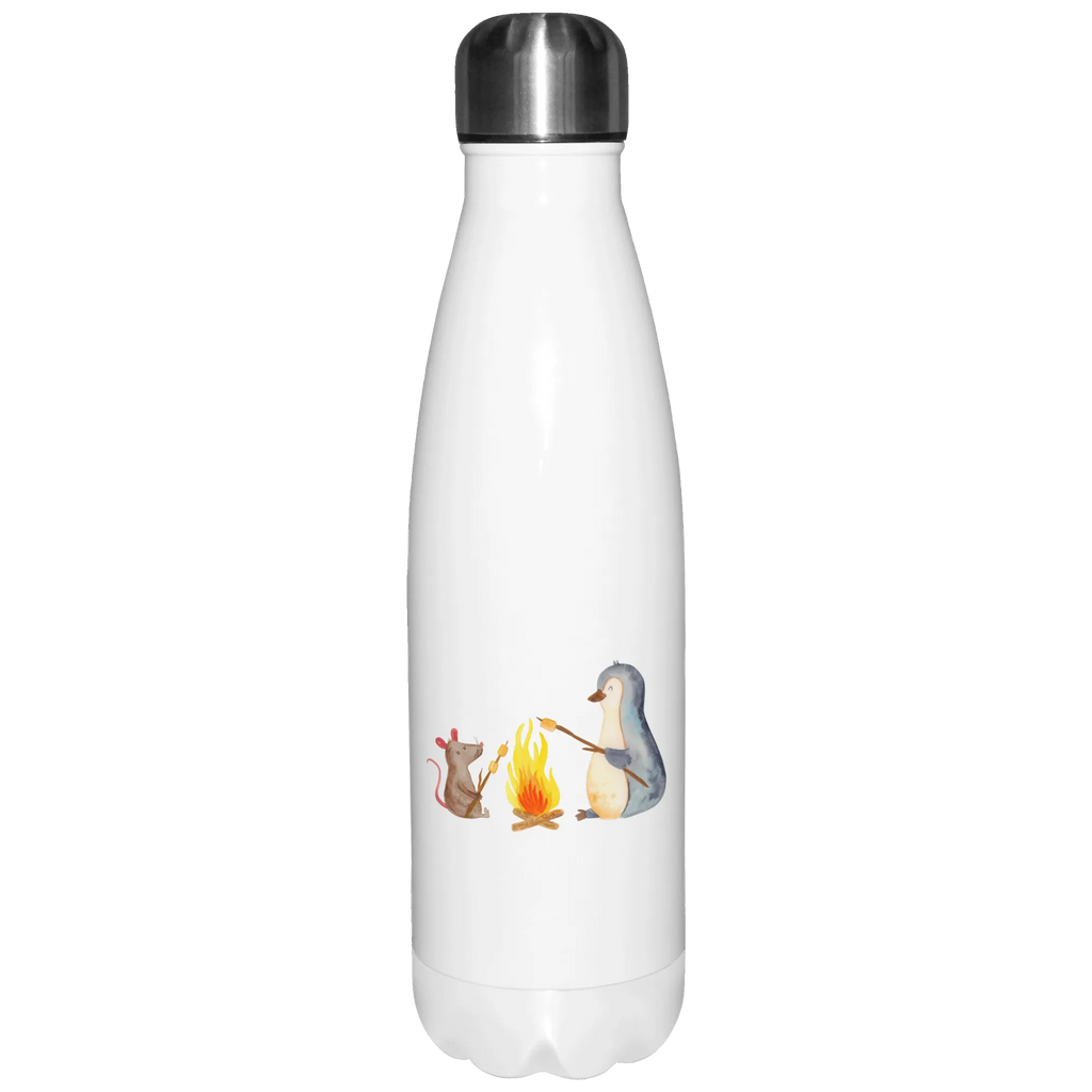 Insulated bottle Penguin campfire Thermos bottles, Thermos, Thermos bottle 500ml, Thermos bottle, stainless steel, Penguin, North Pole, Winter, Penguins, marshmallows, life, everyday office life, motivation, work, new start, life motto, job, penguins, office, love, life motivation, campfire, barbecue, mouse, fire