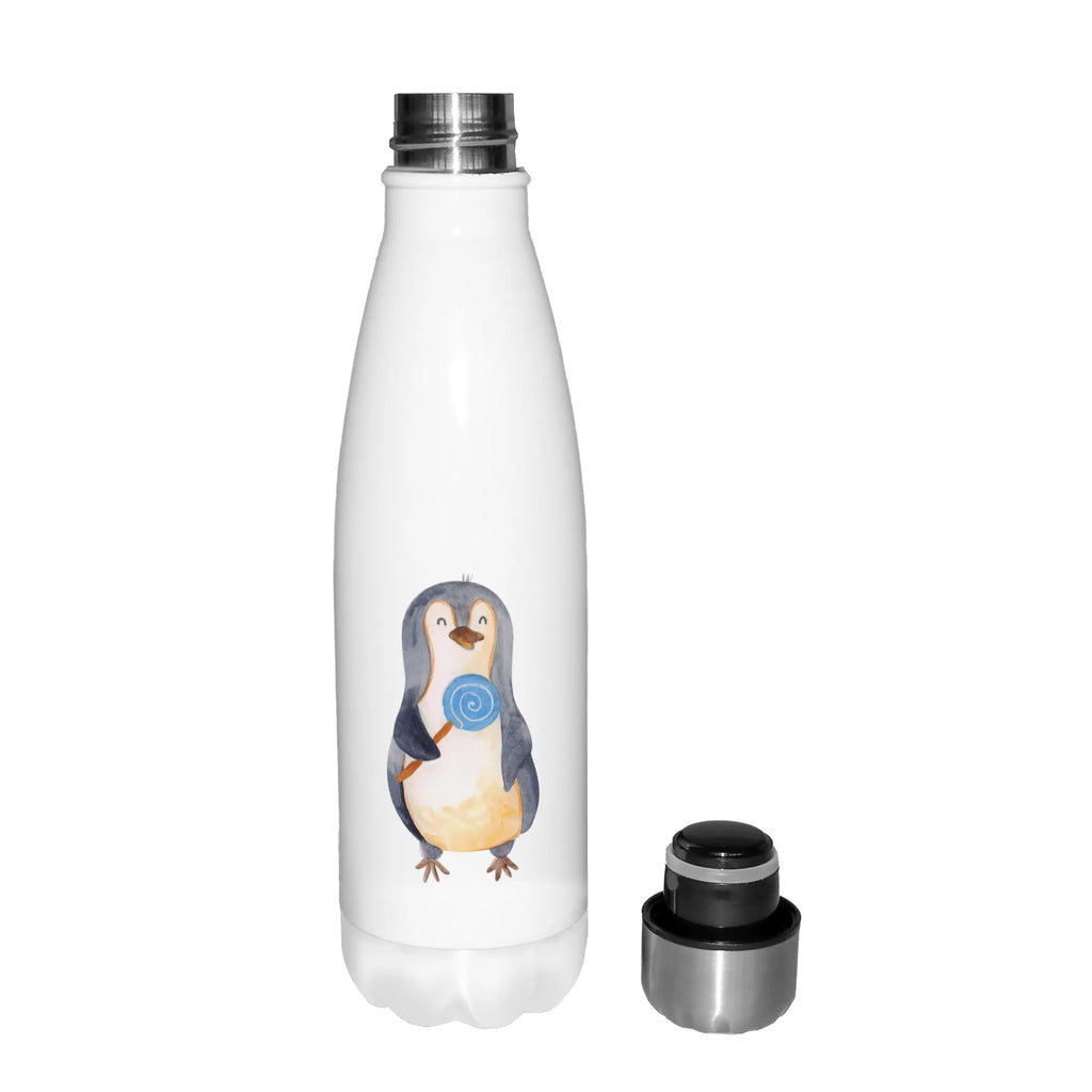Insulated bottle Penguin lollipop Thermos bottle, Thermos, Thermos bottles, Thermos bottle 500ml, stainless steel, Penguin, North Pole, Winter, Penguins, penguins, crook, rebel, candy, bullshit, lollipop, slogan, hoodlum