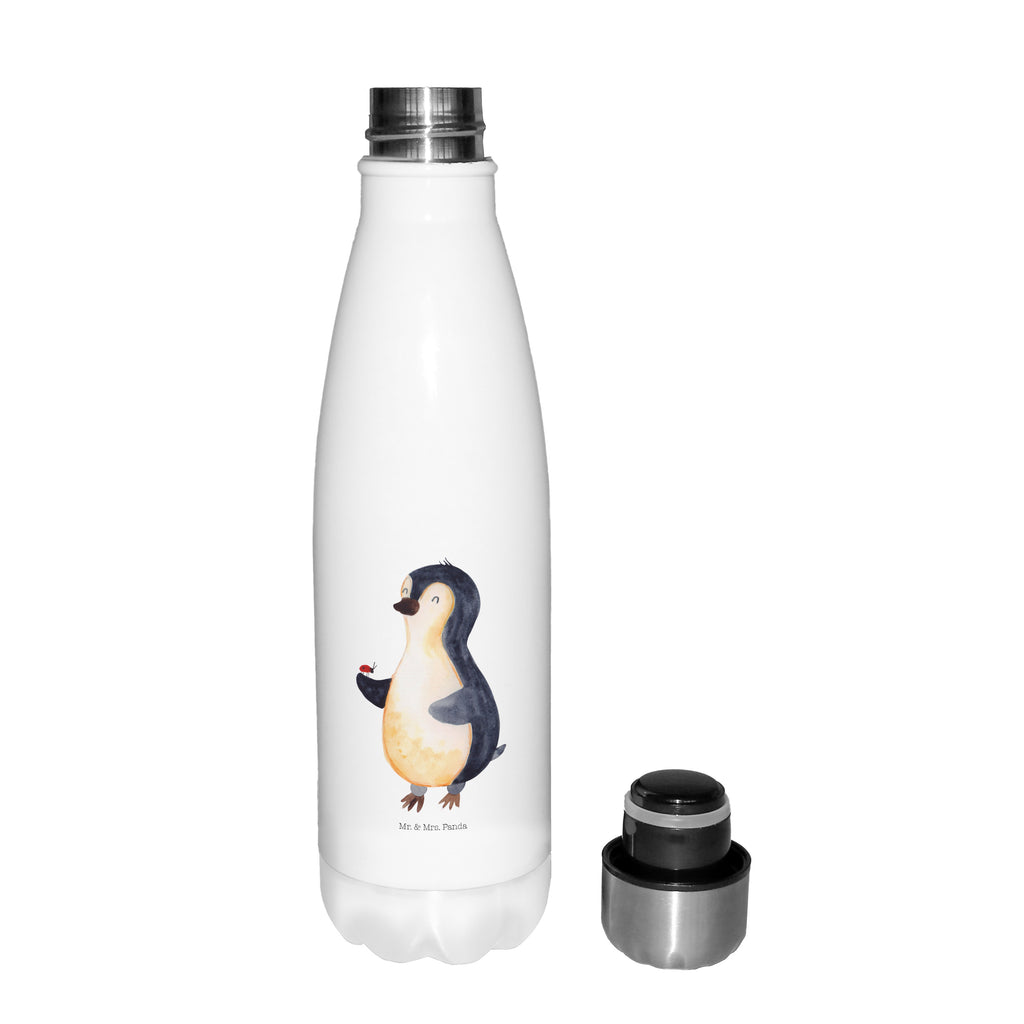 Insulated bottle Penguin ladybug Thermos bottles, Thermos, Thermos bottle 500ml, Thermos bottle, stainless steel, Penguin, North Pole, Winter, Penguins, happiness, joy, love, ladybird, wonder, penguins, joy of life