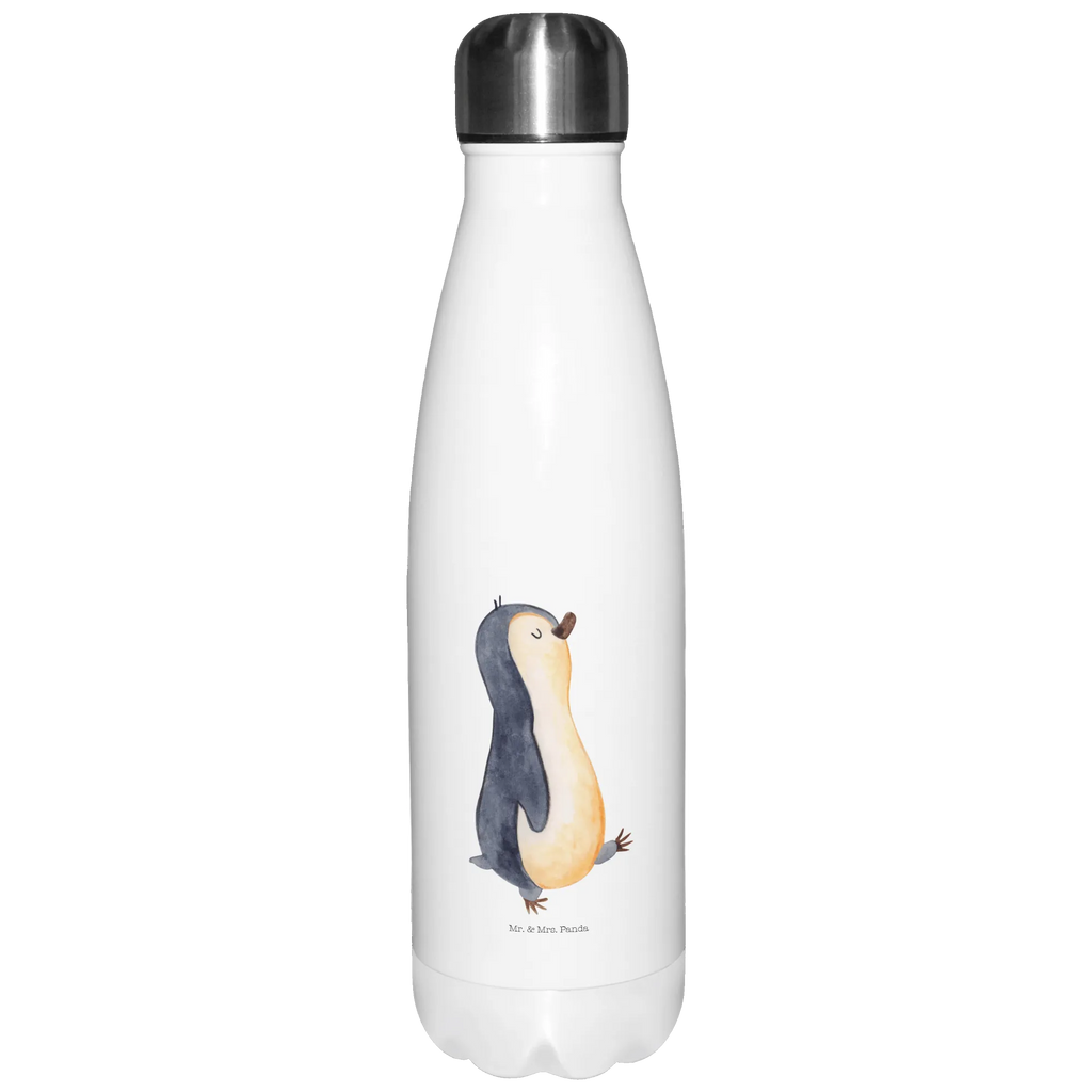 Insulated bottle Penguin march Thermos bottle 500ml, Thermos bottles, stainless steel, Thermos, Thermos bottle, Penguin, North Pole, Winter, Penguins, sister, late riser, penguins, early riser, family, brother, penguin