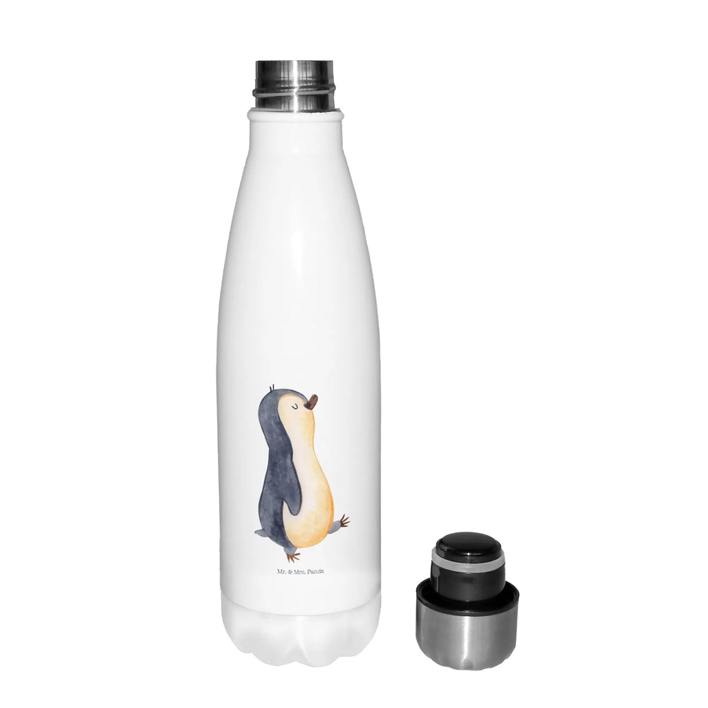 Insulated bottle Penguin march Thermos bottle 500ml, Thermos bottles, stainless steel, Thermos, Thermos bottle, Penguin, North Pole, Winter, Penguins, sister, late riser, penguins, early riser, family, brother, penguin