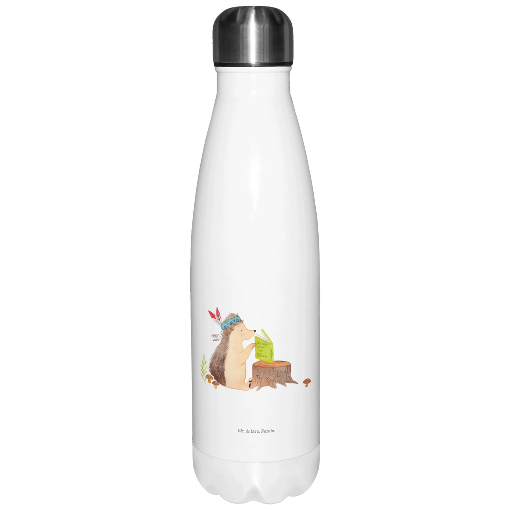 Insulated bottle Hedgehog feather headdress Thermos bottle 500ml, Thermos bottles, stainless steel, Thermos bottle, Thermos, Forest animals, Adventure, Indians, Camping, Hedgehogs, Campfire