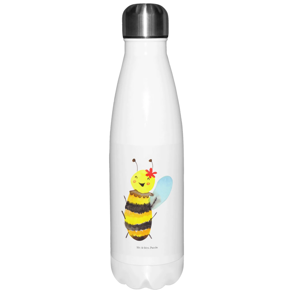 Insulated bottle bee happy Thermos bottles, stainless steel, Thermos, Thermos bottle, Thermos bottle 500ml, Bee, wasp, bumblebee