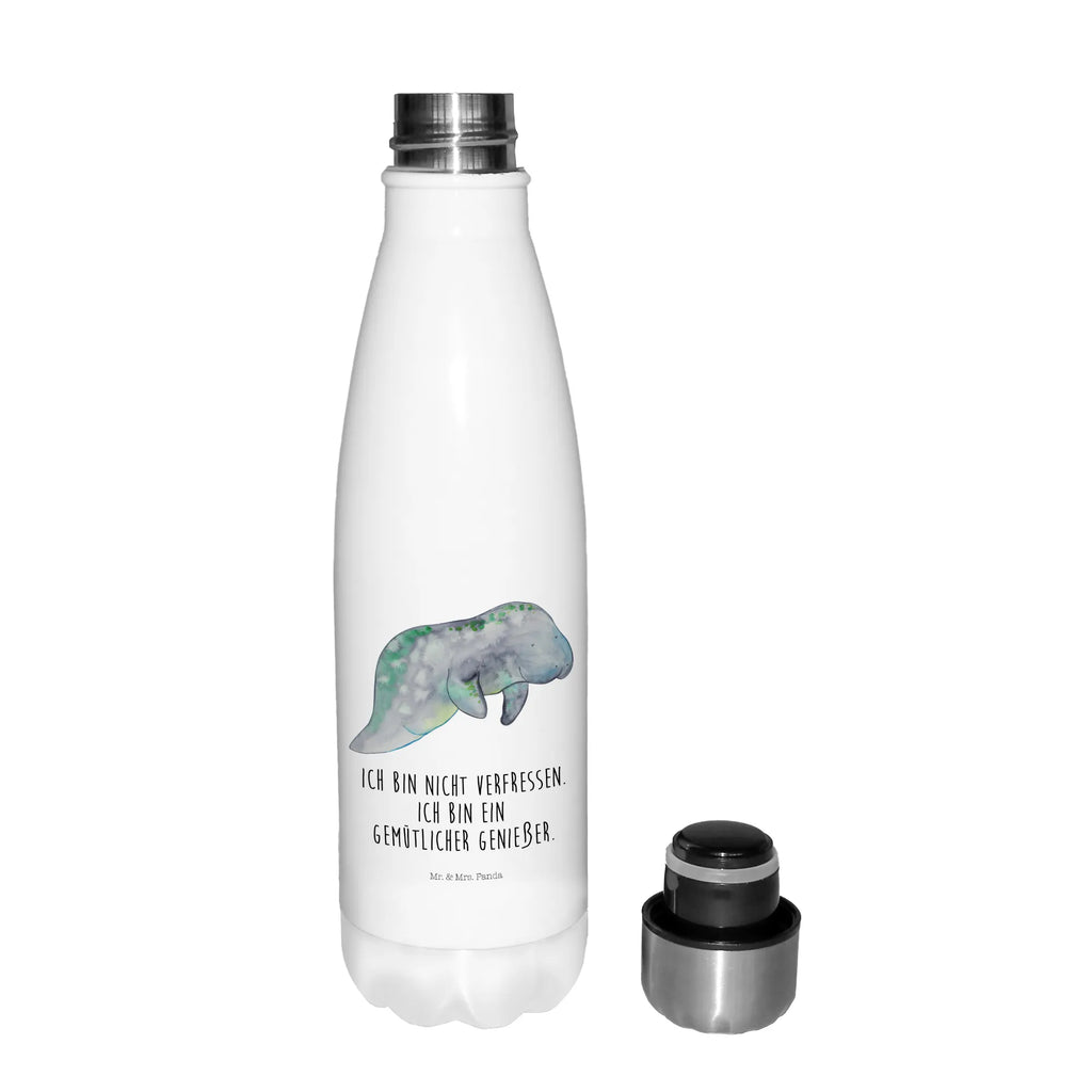 Insulated bottle manatee Relax Thermos bottle, Thermos, Thermos bottles, Thermos bottle 500ml, stainless steel, Seafood, aquatic animals, ocean, sea, fish, shells, corals, reef, whale, narwhal, sea urchin, lobster, platypus, turtle, manatee, crocodile, orca, shrimp, gifts for seafood lovers, water world, underwater animals, underwater world, vacation, deep sea, seafood fans, gift ideas, seafood decoration, seafood posters, sugar, manatees, diet mania, food, diet, losing weight, sweets
