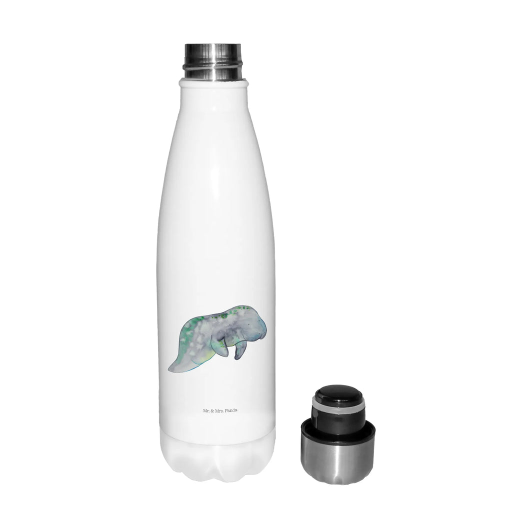 Insulated bottle manatee Relax Thermos bottle, Thermos, Thermos bottles, Thermos bottle 500ml, stainless steel, Seafood, aquatic animals, ocean, sea, fish, shells, corals, reef, whale, narwhal, sea urchin, lobster, platypus, turtle, manatee, crocodile, orca, shrimp, gifts for seafood lovers, water world, underwater animals, underwater world, vacation, deep sea, seafood fans, gift ideas, seafood decoration, seafood posters, sugar, manatees, diet mania, food, diet, losing weight, sweets
