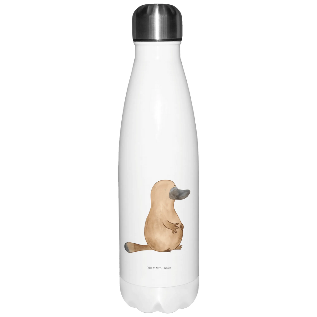 Insulated bottle platypus courage Thermos bottles, Thermos, Thermos bottle 500ml, stainless steel, Thermos bottle, Seafood, aquatic animals, ocean, sea, fish, shells, corals, reef, whale, narwhal, sea urchin, lobster, platypus, turtle, manatee, crocodile, orca, shrimp, gifts for seafood lovers, water world, underwater animals, underwater world, vacation, deep sea, seafood fans, gift ideas, seafood decoration, seafood posters, motivation, training, office, new start, work, brave, wisdom, Raodtrip, world trip, new beginning, courage, Platypus