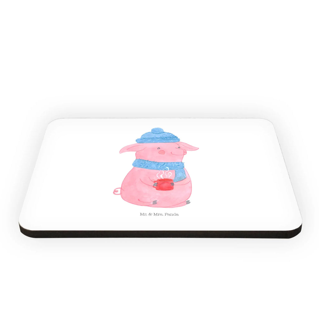 Magnet Pig Mulled wine magnet, magnetic board, refrigerator magnets, office magnet, calendar magnet, refrigerator magnet, Winter, Christmas, Christmas time, snow, mulled pig, punch, Christmas market, mulled wine