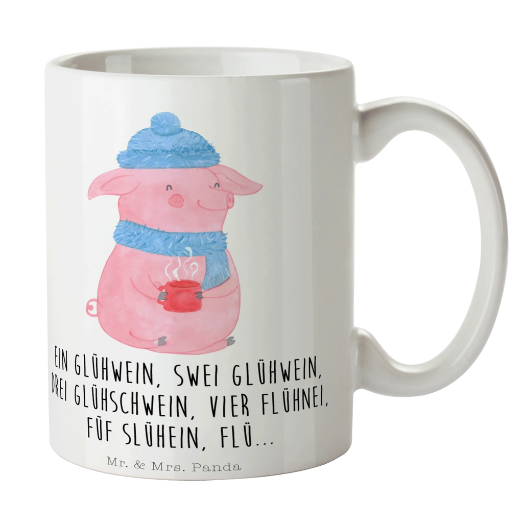 Tasse Schweinchen Glühwein Geschenktasse, Tasse mit Motiven, Bürotasse, Tasse, Porzellantasse, Keramiktasse, Kaffeetasse, Teetasse, Tasse mit Zitaten, Winter, Weihnachten, Weihnachtsdeko, Nikolaus, Advent, Heiligabend, Wintermotiv, Weihnachtsmarkt, Glühwein, Betrunken, Spruch