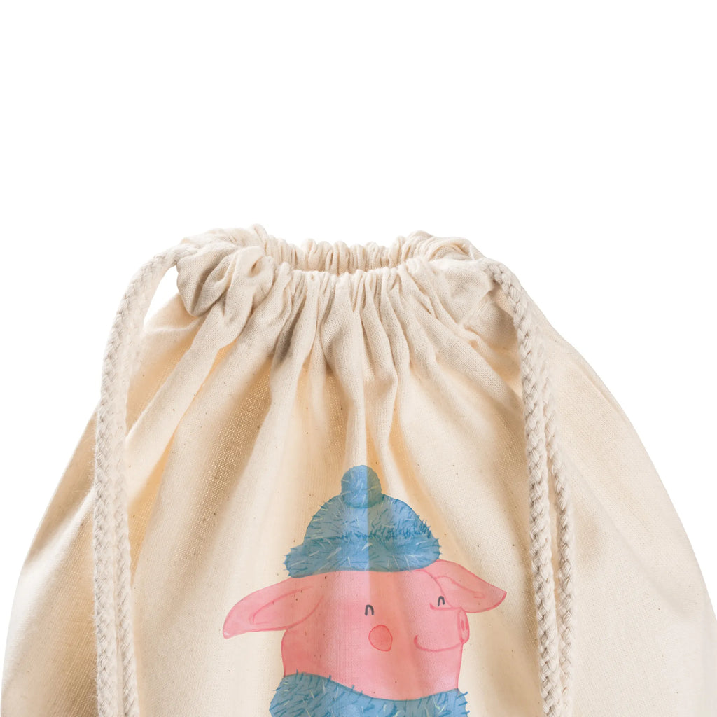 Drawstring bag piggy Mulled wine hipster, bag, gym bag, sports bag, carrier bag, jute bag, Winter, Christmas, Christmas time, snow, mulled wine, saying, Christmas market, drunk