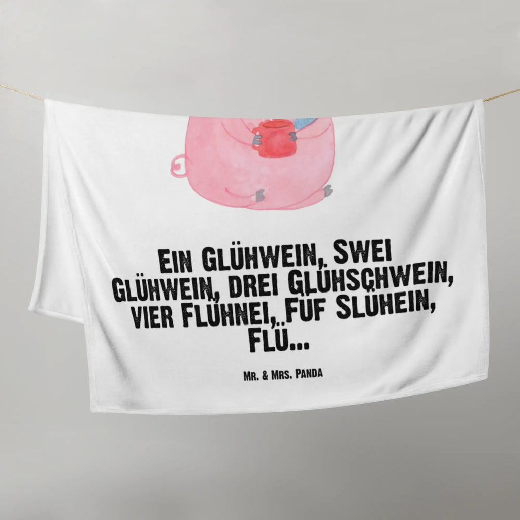 Kocyk dla niemowląt Świnka grzane wino Zima, Boże Narodzenie, dekoracje świąteczne, Mikołaj, Adwent, Wigilia, zimowy motyw