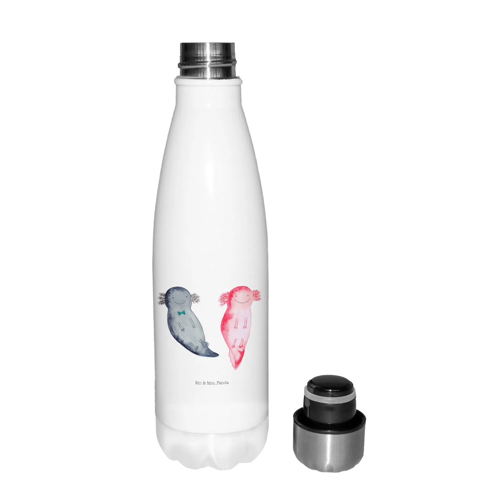 Insulated bottle axolotl Girlfriend stainless steel, Thermos bottle 500ml, Thermos, Thermos bottles, Thermos bottle, Axolotl, Axelotl, marine animals, Mexican walking fish, salamander, amphibian, valentine's day, great love, axolotl, fiancé, tail, proof of love, friend, husband, anniversary, love, axolot