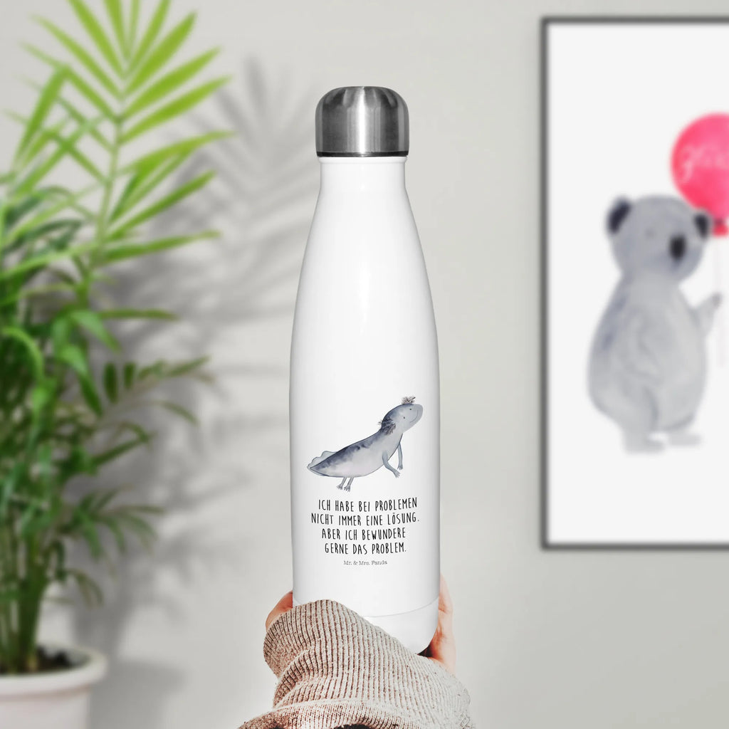 Insulated bottle axolotl To swim Thermos, Thermos bottles, Thermos bottle 500ml, stainless steel, Thermos bottle, Axolotl, Axelotl, marine animals, Mexican walking fish, salamander, amphibians, motivation, tail, problem, problems, solutions, axolot