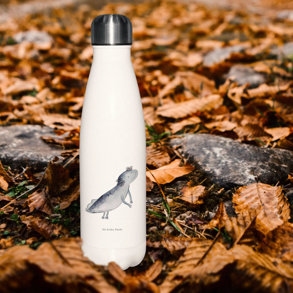 Insulated bottle axolotl To swim Thermos, Thermos bottles, Thermos bottle 500ml, stainless steel, Thermos bottle, Axolotl, Axelotl, marine animals, Mexican walking fish, salamander, amphibians, motivation, tail, problem, problems, solutions, axolot
