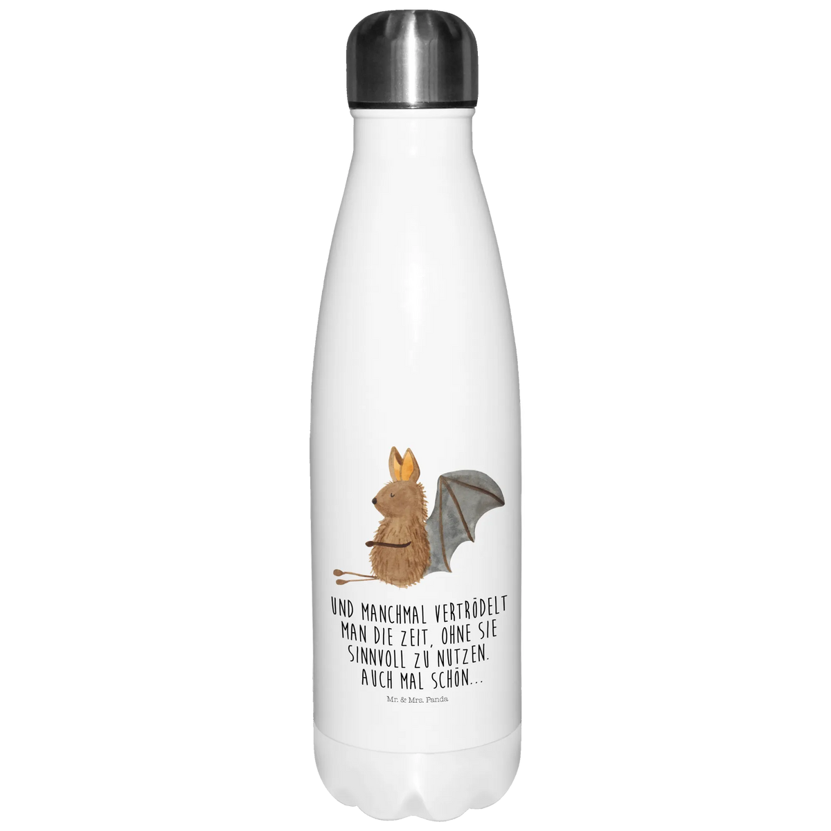 Thermosflasche Fledermaus Sitzen Trinkgefäß, trinkflaschen, Sportflasche, schulflasche, Edelstahlflasche, edelstahl wasserflasche, flasche aus edelstahl, thermosflaschen, Trinkflasche, isolierbehälter, Kaffeeflasche, Thermo-Trinkflasche, edelstahl isolierflasche, Wasserflasche, Sprudelflasche, Getränkeflasche, Thermosflasche, Isolier-Trinkflasche, isolier trinkflasche, thermobehälter, reiseflasche, thermobottle, Outdoorflasche, Teeflasche, Thermos, Edelstahl Thermosflasche, Trinkflasche Isoliert, wanderflasche, isolierflaschen, Trinkbehälter, thermo trinkflasche, Vakuumflasche, metallflasche, Thermoflasche Edelstahl, Lustige Sprüche, Tiere, Tiermotive, Gute Laune, Motivation, Fledermäuse, Entspannen, Fledermaus