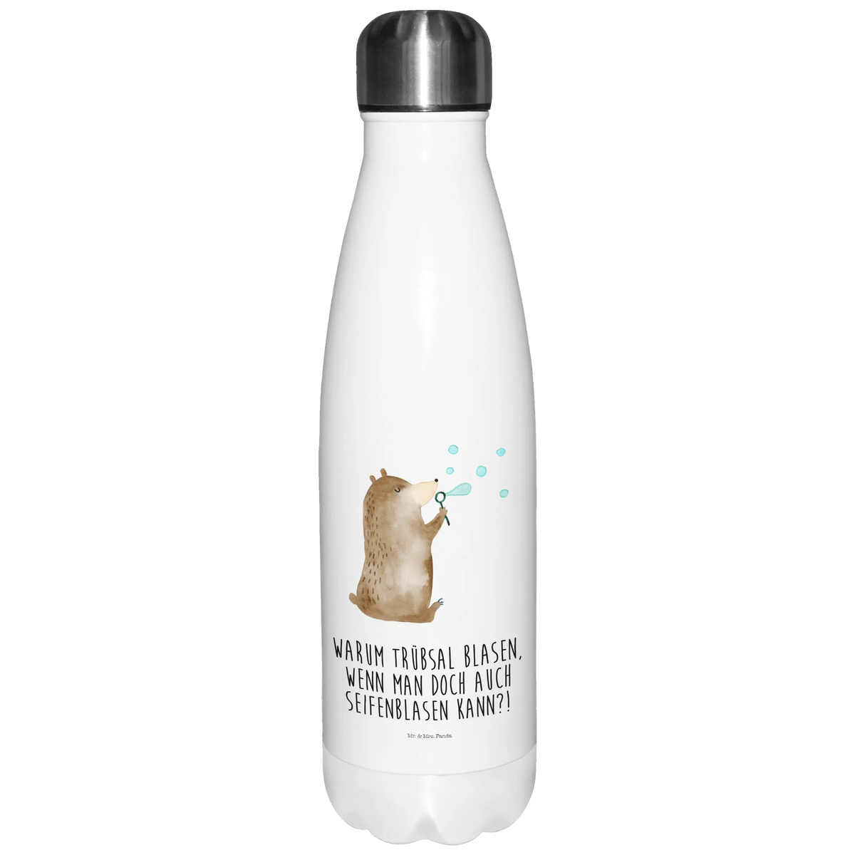 Thermosflasche Bär Seifenblasen Edelstahlflasche, Thermo-Trinkflasche, Kaffeeflasche, Thermos, edelstahl isolierflasche, Trinkflasche, Outdoorflasche, thermobottle, reiseflasche, Thermoflasche Edelstahl, isolier trinkflasche, Thermosflasche, thermo trinkflasche, Edelstahl Thermosflasche, Teeflasche, Trinkgefäß, metallflasche, Sprudelflasche, Trinkbehälter, flasche aus edelstahl, wanderflasche, Getränkeflasche, Sportflasche, Wasserflasche, Isolier-Trinkflasche, edelstahl wasserflasche, thermobehälter, thermosflaschen, Vakuumflasche, trinkflaschen, isolierbehälter, Trinkflasche Isoliert, isolierflaschen, schulflasche, Teddy, Bär, Teddybär, Seifenblasen Bär Lustig Sein Glücklich Traurig Happy