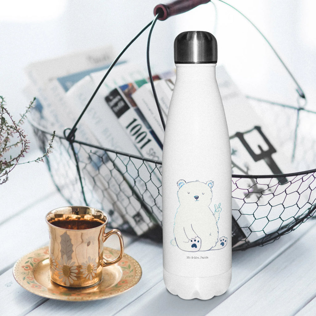 Insulated bottle Icebear Lazy Outdoorflasche, Vakuumflasche, Trinkflasche, thermo trinkflasche, Getränkeflasche, wanderflasche, edelstahl isolierflasche, isolier trinkflasche, thermobottle, Trinkgefäß, metallflasche, thermosflaschen, Isolierflasche, isolierbehälter, thermobehälter, Thermoflasche, trinkflaschen, Thermoflasche Edelstahl, edelstahl wasserflasche, Edelstahlflasche, Thermosflasche, Wasserflasche, flasche aus edelstahl, Trinkbehälter, isolierflaschen, Thermos, Edelstahl Trinkflasche, Trinkflasche Isoliert, reiseflasche, Teddy, Bär, Teddybär, Nordpol, Faul, Eisbär, Homeoffice, Büro, Relaxen, Entspannen, Arbeit, Bürojob, Arbeitsplatz