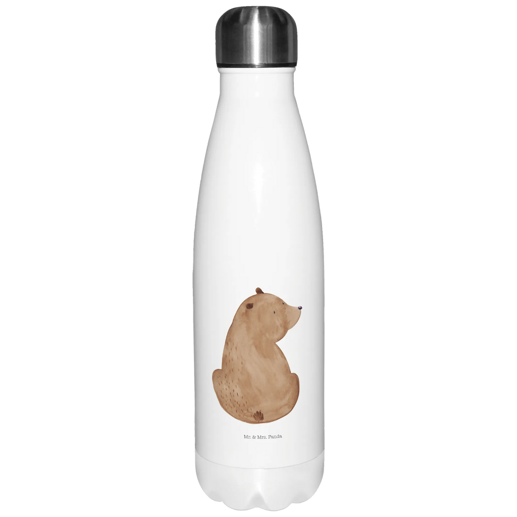 Insulated bottle bear shoulder look Thermos, Thermos bottles, Thermos bottle 500ml, Thermos bottle, stainless steel, bear, teddy, teddy bear, cuddly toy, bears, bear love, world view, motivation, self-esteem, wisdom