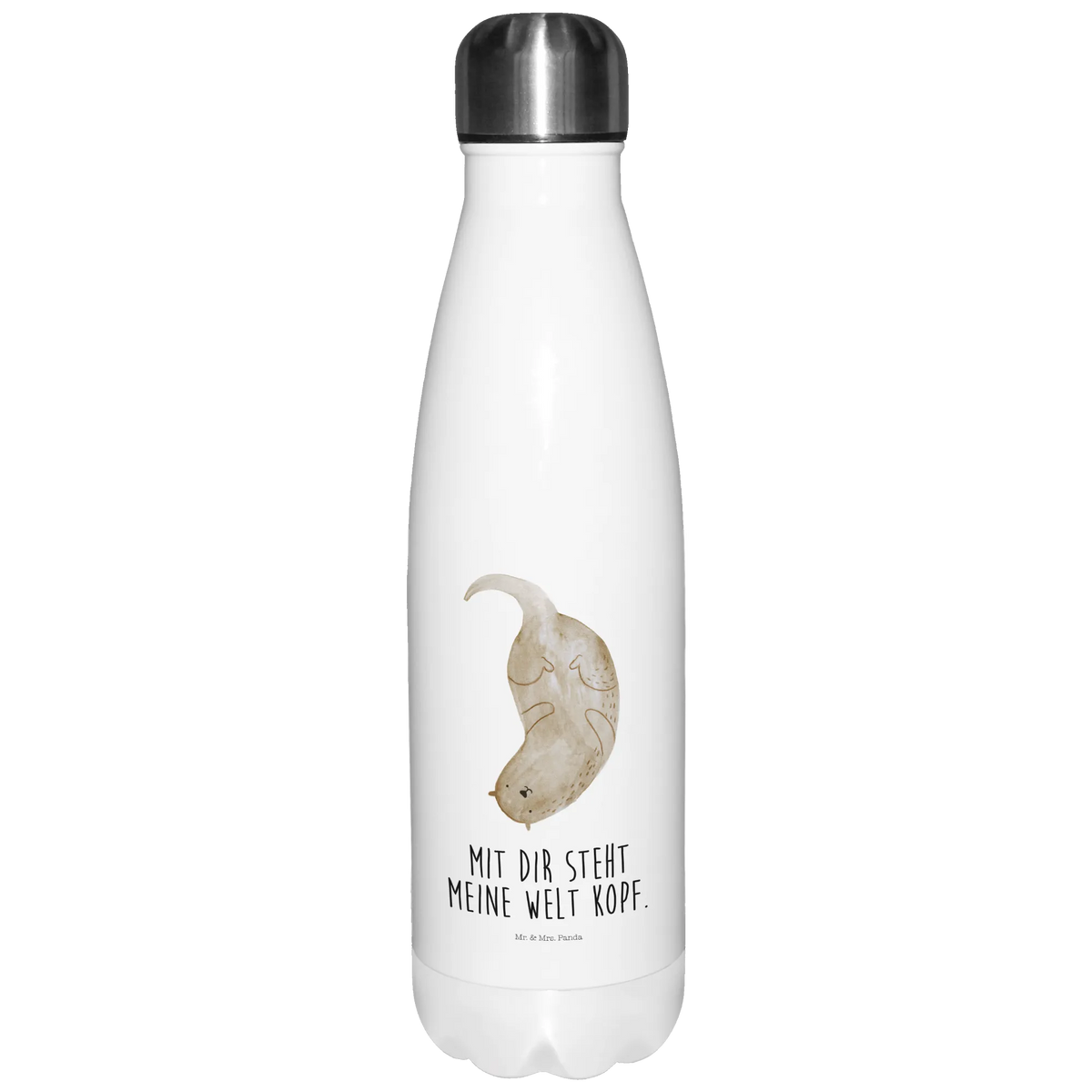 Thermosflasche Otter Kopfüber isolierbehälter, isolier trinkflasche, edelstahl wasserflasche, thermosflaschen, Thermo-Trinkflasche, Trinkgefäß, Wasserflasche, thermo trinkflasche, flasche aus edelstahl, Edelstahl Thermosflasche, Getränkeflasche, schulflasche, Trinkflasche Isoliert, Thermoflasche Edelstahl, wanderflasche, thermobehälter, edelstahl isolierflasche, Sprudelflasche, Trinkflasche, reiseflasche, Isolier-Trinkflasche, thermobottle, Edelstahlflasche, isolierflaschen, trinkflaschen, Kaffeeflasche, Vakuumflasche, Teeflasche, Thermos, Sportflasche, Outdoorflasche, metallflasche, Thermosflasche, Trinkbehälter, Otter, Fischotter, Seeotter, Otter Seeotter See Otter