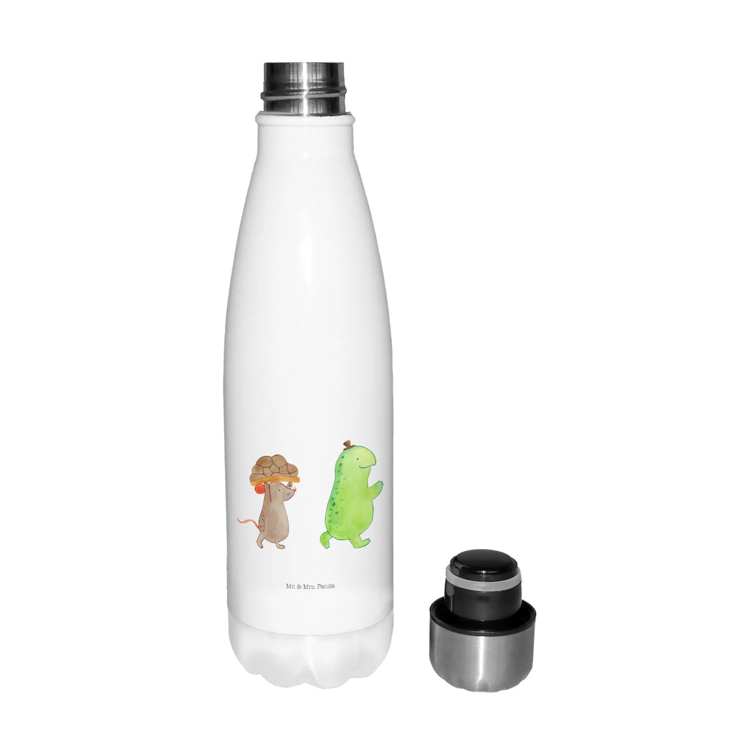 Insulated bottle tortoise Mouse Thermos, Thermos bottles, Thermos bottle 500ml, Thermos bottle, stainless steel, turtle, tortoise, reptile, ancient creature, cute, sweet, gift, gift ideas, birthday gift, illustrated, funny, turtle gift items, funny turtle gifts, pet turtles, mom, best friend, sister or daughter, turtle lover, girlfriends, mouse, friends, best friends