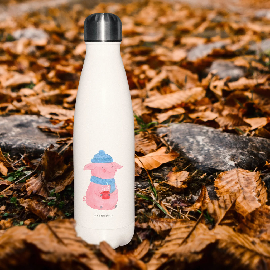 Insulated bottle piggy Mulled wine Thermos bottle, Thermos, stainless steel, Thermos bottle 500ml, Thermos bottles, Winter, Christmas, Christmas time, snow, Christmas market, mulled wine, saying, drunk