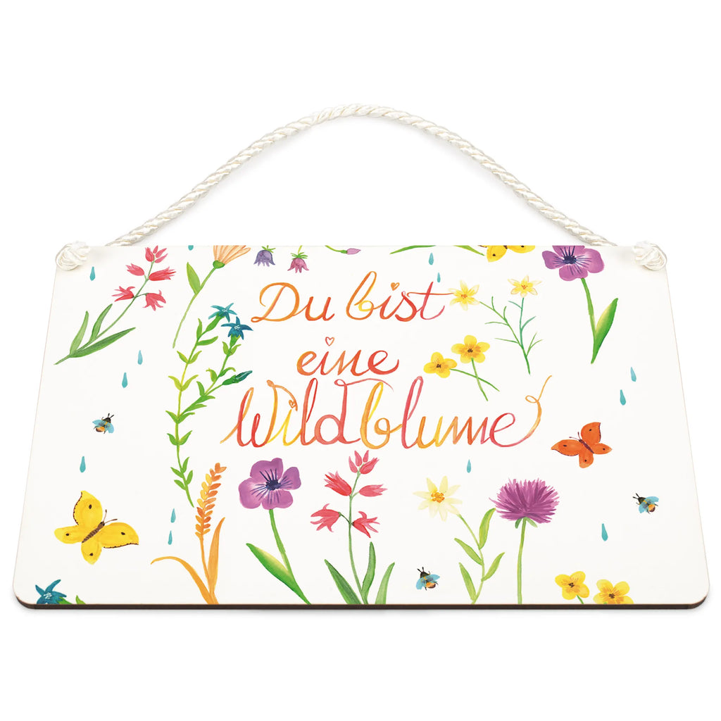 Decorative sign You are a wildflower Nature, joy of life, love, nature motif, anniversary, flower motif, gift girlfriend, gift women, wedding anniversary, wild, wild flower, compliment