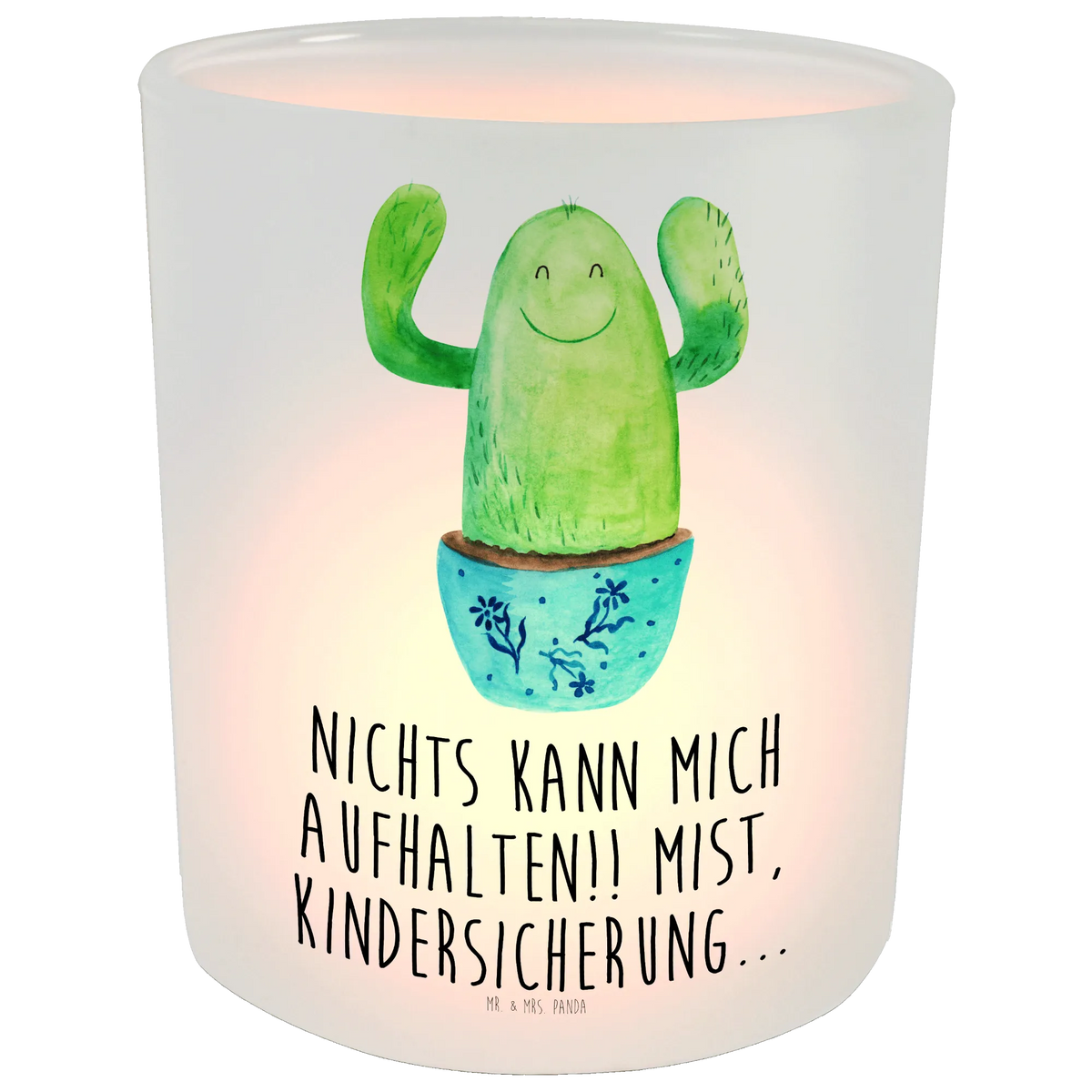 Lantern cactus happy tealight holder, glass tealight, Wind light, cactus, cactuses, plants, cactus plant, small green cactus, funny, family, office life, education, mother, colleague, friend, cacti, new start, saying, child protection, office, motivation