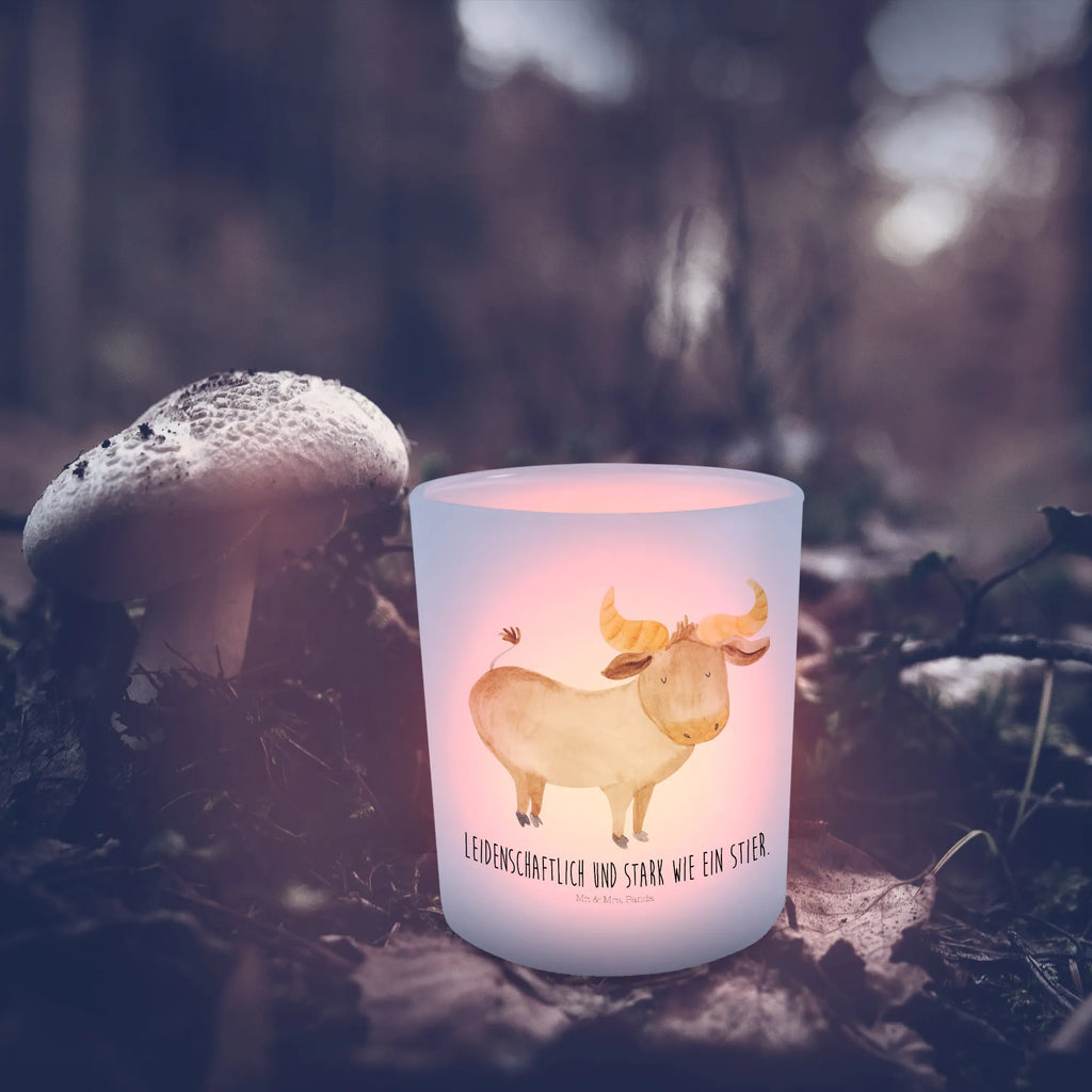 Lantern Star sign bull glass tealight, tealight holder, Wind light, constellations, birthdays, astrology, zodiac, date of birth, month of birth, gift april, bull gift, birthday april, birthday may, ox, gift may, cattle, bull, bull zodiac sign