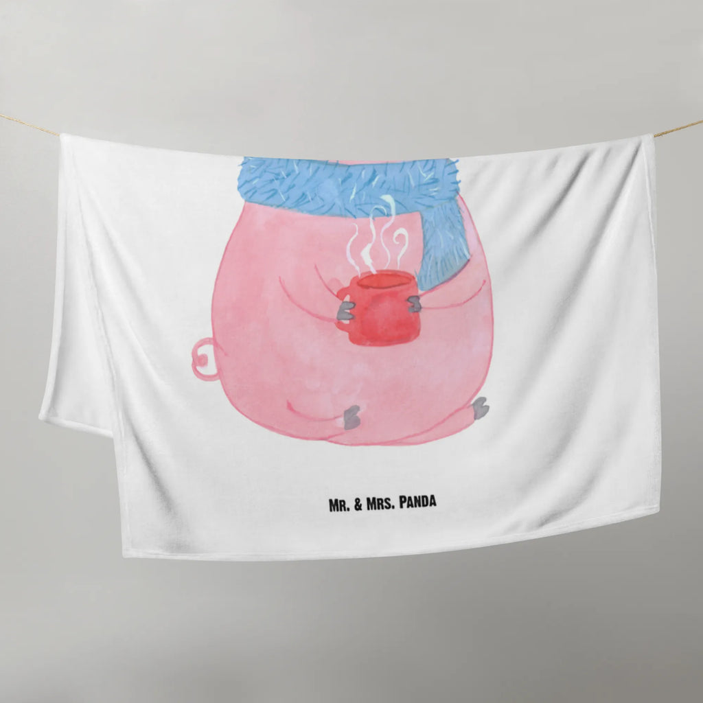 Kocyk dla niemowląt Świnka grzane wino Zima, Boże Narodzenie, dekoracje świąteczne, Mikołaj, Adwent, Wigilia, zimowy motyw