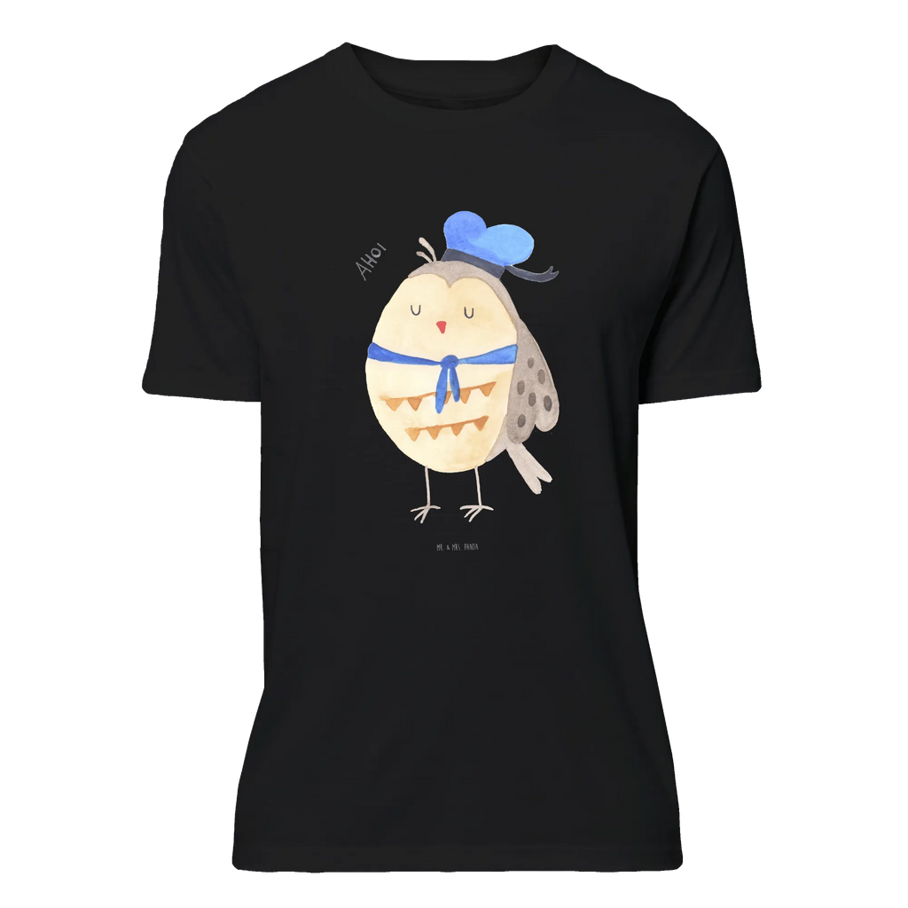 T-shirt Owl sailor Shirt, T-shirt, owl, forest animal, bird, nocturnal, gift ideas, birthday present, illustrated, funny, romantic gift, owl decor, Home port, Owl, Sailor, Owl saying, Mariner, Marriage, Owl decoration, Pun funny, Wedding anniversary gift, Girlfriend