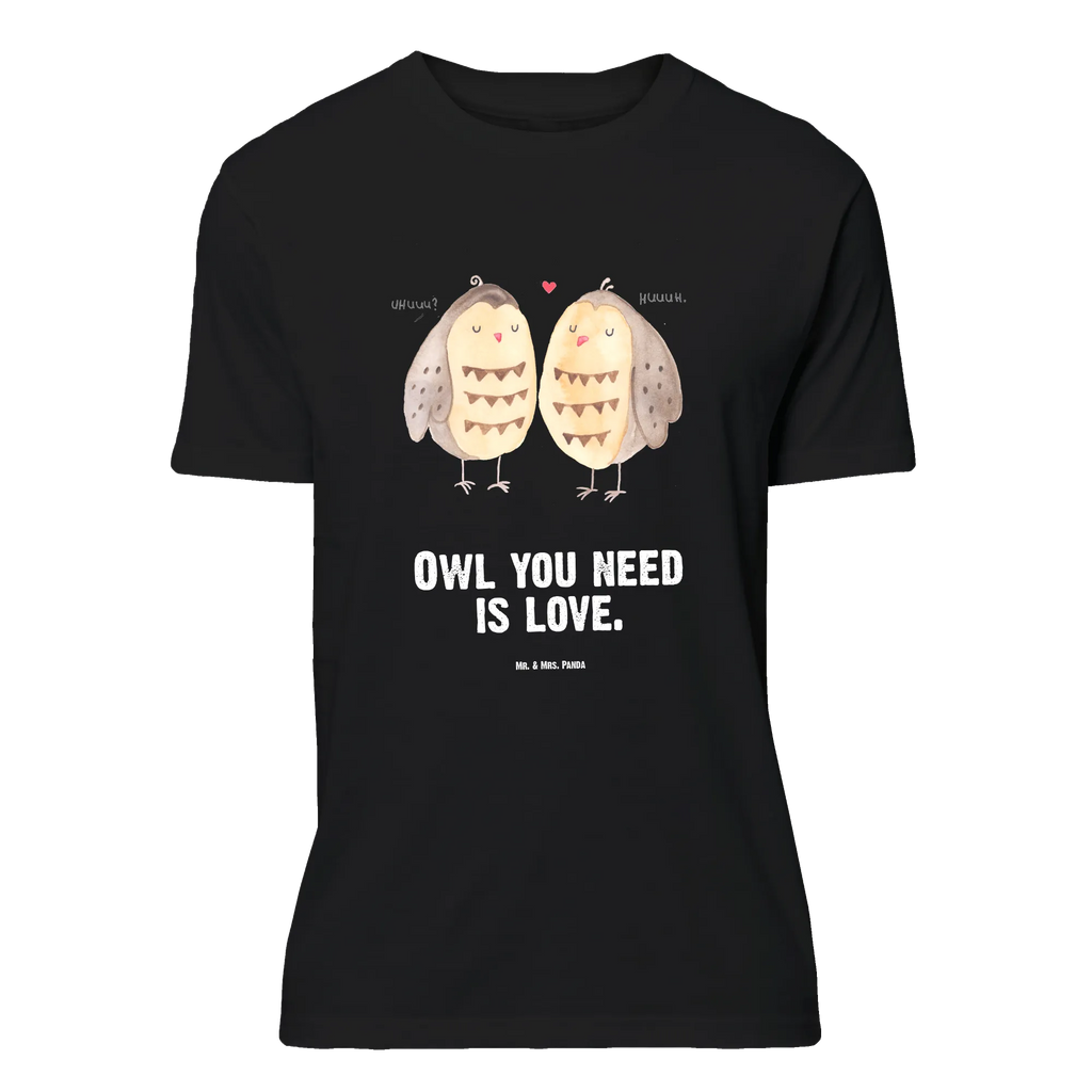 T-Shirt Standard Eulen Liebe Shirt, Jubiläum, Junggesellenabschied, Herrn, Lustiges T-Shirt, T-Shirt mit Spruch, Schlafshirt, Geburstag, Damen, T-Shirt, Tshirt, Nachthemd, Eule, Liebe Spruch, Liebe, All You Need Is Love, Freundin Geschenk, Owl, Wortspiel Lustig, Hochzeit Spruch, Eule Deko, Freund