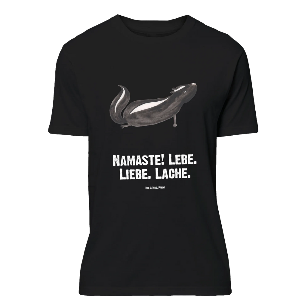 T-shirt skunk yoga Junggesellenabschied, T-Shirt mit Spruch, Schlafshirt, Damen, Herrn, Nachthemd, T-Shirt, Geburstag, Shirt, Tshirt, Lustiges T-Shirt, Jubiläum, Skunk, Stinktier, Liebe, Stinki, Stinker, Yoga, Wildtier, Raubtier, Namaste, Lache, Lebe
