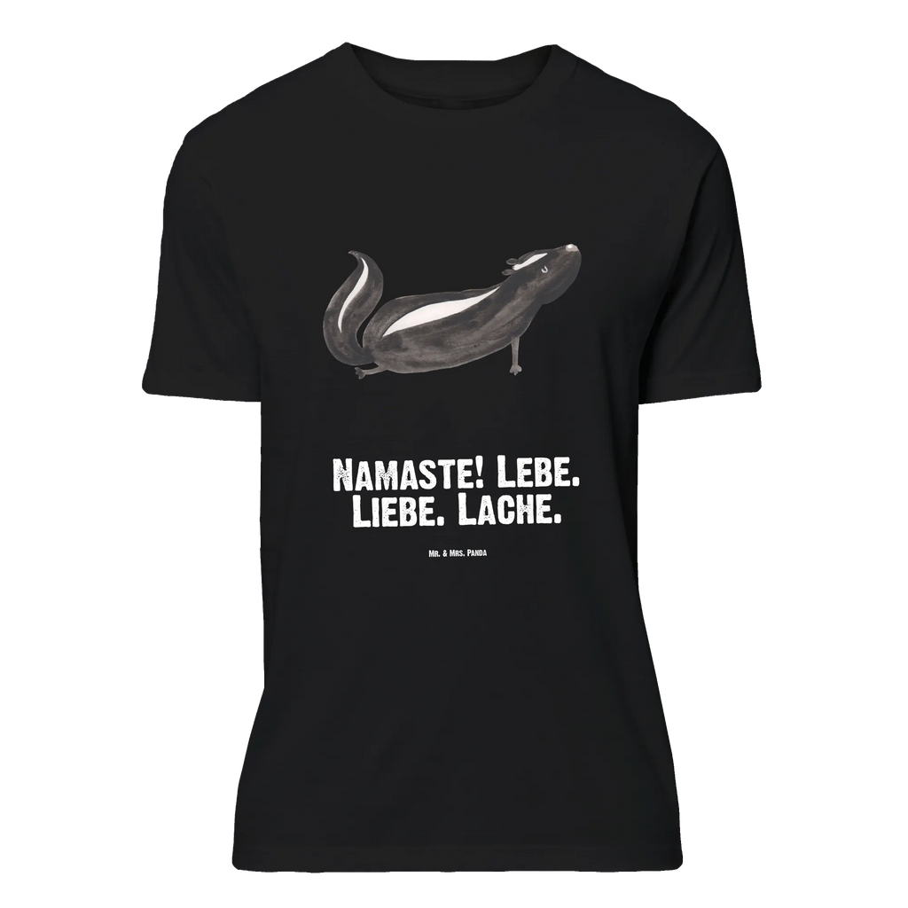 T-shirt skunk yoga Junggesellenabschied, T-Shirt mit Spruch, Schlafshirt, Damen, Herrn, Nachthemd, T-Shirt, Geburstag, Shirt, Tshirt, Lustiges T-Shirt, Jubiläum, Skunk, Stinktier, Liebe, Stinki, Stinker, Yoga, Wildtier, Raubtier, Namaste, Lache, Lebe