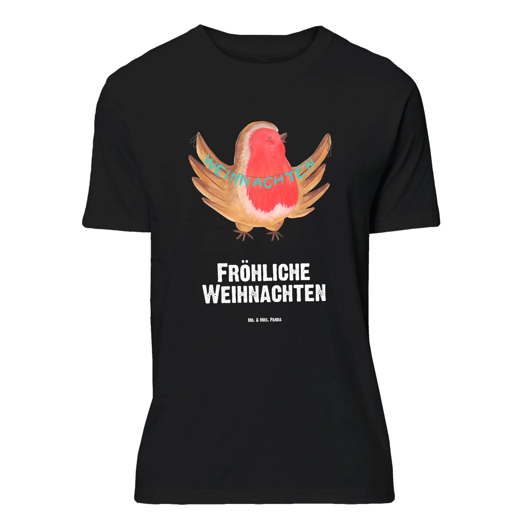 T-Shirt Standard Rotkehlchen Weihnachten Shirt, T-Shirt, Nachthemd, Schlafshirt, Jubiläum, Junggesellenabschied, Tshirt, Lustiges T-Shirt, Herrn, T-Shirt mit Spruch, Geburstag, Damen, Weihnachtsdeko, Wintermotiv, Advent, Heiligabend, Weihnachten, Nikolaus, Winter, Weihnachtsmotiv, Frohe Weihnachten, Weihnachtsgruß, Xmas, Vogel