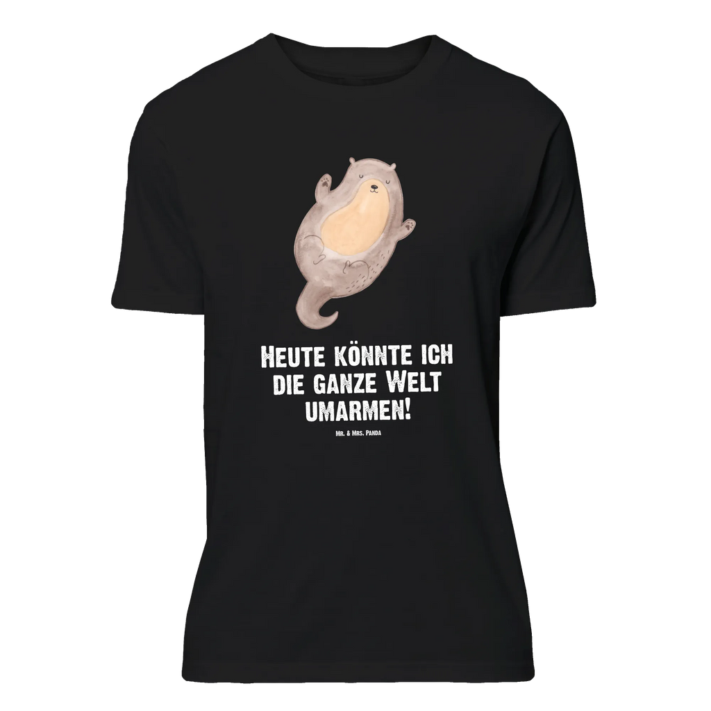 T-shirt otter Embrace Shirt, T-shirt, otter, marten, sea otter, European otter, water mammal, aquatic animal, baby otter, predator, water, otter gifts, animal lover, gift ideas for animal lovers, animal, mammal, water animal, gifts for people in love, Otter Sea Otter Lake Otter