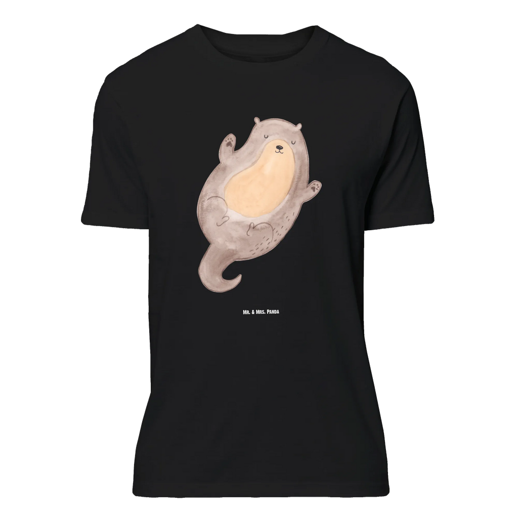 T-shirt otter Embrace Shirt, T-shirt, otter, marten, sea otter, European otter, water mammal, aquatic animal, baby otter, predator, water, otter gifts, animal lover, gift ideas for animal lovers, animal, mammal, water animal, gifts for people in love, Otter Sea Otter Lake Otter