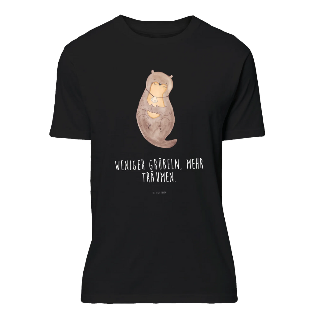 T-shirt otter shell Jubiläum, Damen, Herrn, Tshirt, Junggesellenabschied, T-Shirt mit Spruch, Schlafshirt, Geburstag, Shirt, Lustiges T-Shirt, T-Shirt, Nachthemd, Otter, Seeotter, Fischotter, Grübeln, Träumen, Otterliebe, Motivation, Büro, Tagträumen