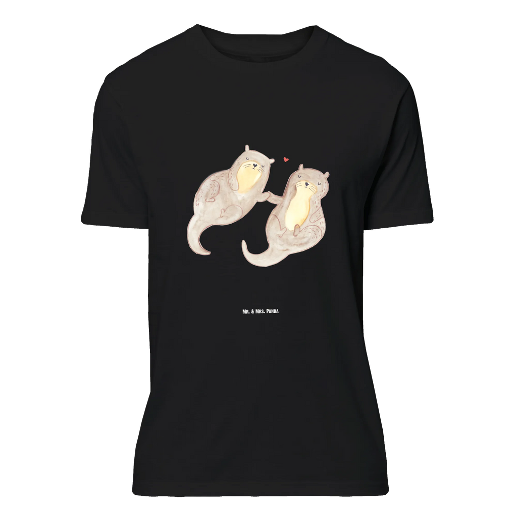 Rozmiar L T-shirt wydra trzymać się za ręce Shirt, Jubiläum, Tshirt, Damen, Geburstag, T-Shirt, Herrn, Junggesellenabschied, T-Shirt mit Spruch, Nachthemd, Lustiges T-Shirt, Schlafshirt, Otter, Seeotter, Fischotter, Otter Seeotter See Otter