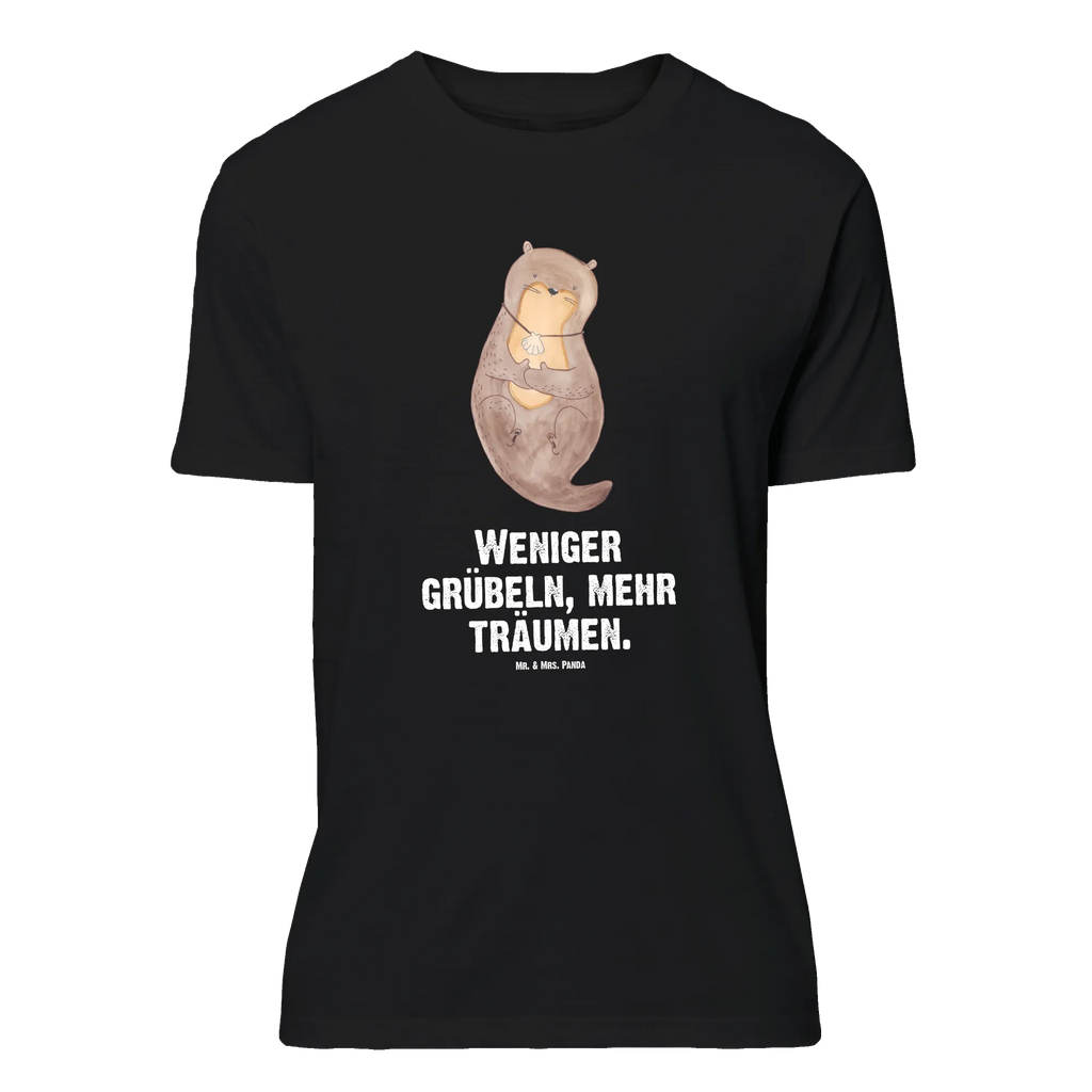 T-shirt otter shell Jubiläum, Damen, Herrn, Tshirt, Junggesellenabschied, T-Shirt mit Spruch, Schlafshirt, Geburstag, Shirt, Lustiges T-Shirt, T-Shirt, Nachthemd, Otter, Seeotter, Fischotter, Grübeln, Träumen, Otterliebe, Motivation, Büro, Tagträumen