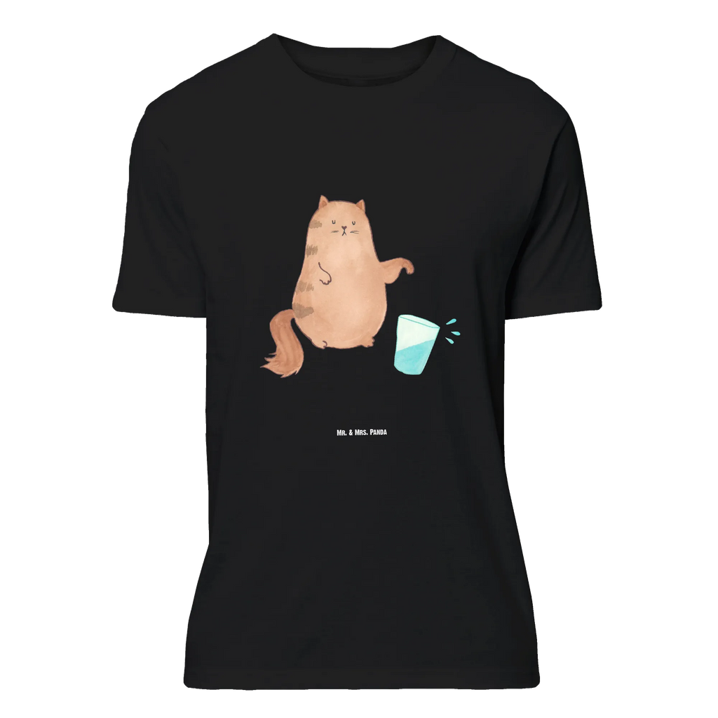 T-Shirt Standard Katze Wasserglas Geburstag, Herrn, Damen, Nachthemd, T-Shirt, Tshirt, Lustiges T-Shirt, Schlafshirt, Junggesellenabschied, Shirt, Jubiläum, T-Shirt mit Spruch, Katzenmotiv, Katzenfan, Katzendeko, Katzenfreund, Katzenliebhaber, Katzenprodukte, Katzenartikel, Katzenaccessoires, Katzensouvenirs, Katzenliebhaberprodukte, Katzenmotive, Katze, Katzen, Haustier, Katzenbesitzerin, Wasser, Katzenhalter, Cats, Mietze, Glas, Cat, Kater