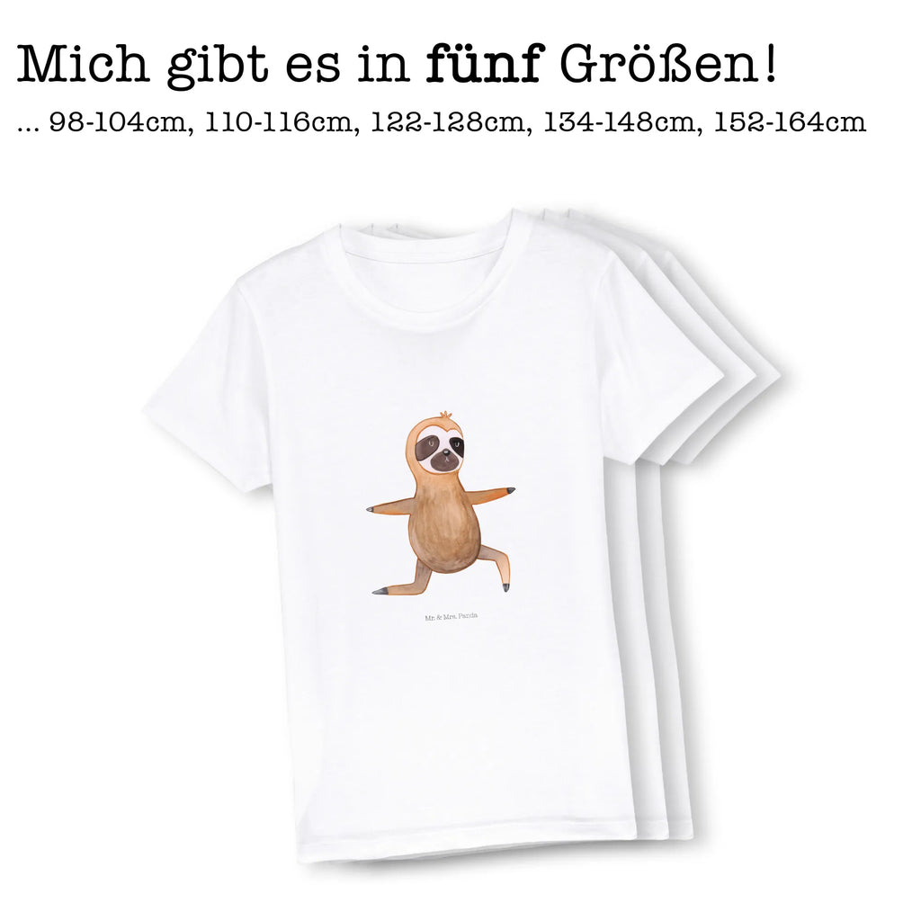 Organic Kids T-Shirt sloth yoga Kinder T-Shirt Jungen, Kinder T-Shirt, Kinder T-Shirt Mädchen, Faultier Geschenk, Faultier, Faultier Deko, Atmung, Lieblingstier, Namaste, Yogaübungen, Meditation, Gelassenheit, Faultiere, Entspannung, Yoga, Krieger, faul