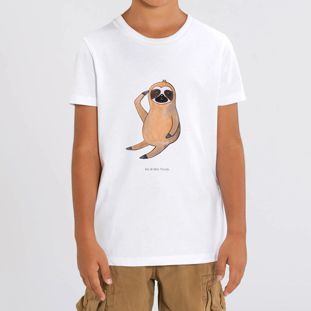 Organiczna koszulka dziecięca leniwiec ptak Kinder T-Shirt, Kinder T-Shirt Jungen, Kinder T-Shirt Mädchen, Faultier Geschenk, Faultier, Faultier Deko, Morgenmuffel, Faultiere, Frühaufsteher, Der Frühe Vogel, Faultierwelt, faul, Vogel, Spinner, Lieblingstier, Früher Vogel
