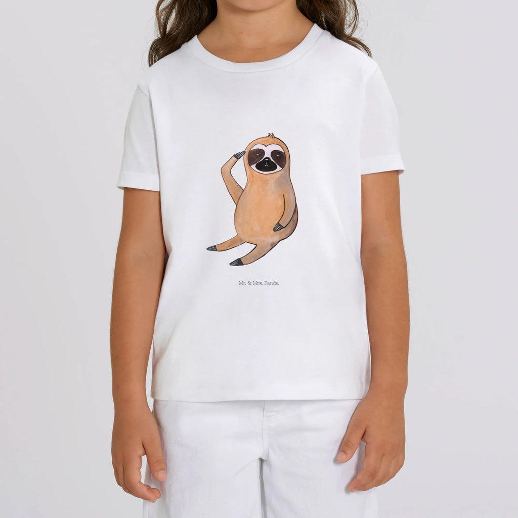 Organiczna koszulka dziecięca leniwiec ptak Kinder T-Shirt, Kinder T-Shirt Jungen, Kinder T-Shirt Mädchen, Faultier Geschenk, Faultier, Faultier Deko, Morgenmuffel, Faultiere, Frühaufsteher, Der Frühe Vogel, Faultierwelt, faul, Vogel, Spinner, Lieblingstier, Früher Vogel