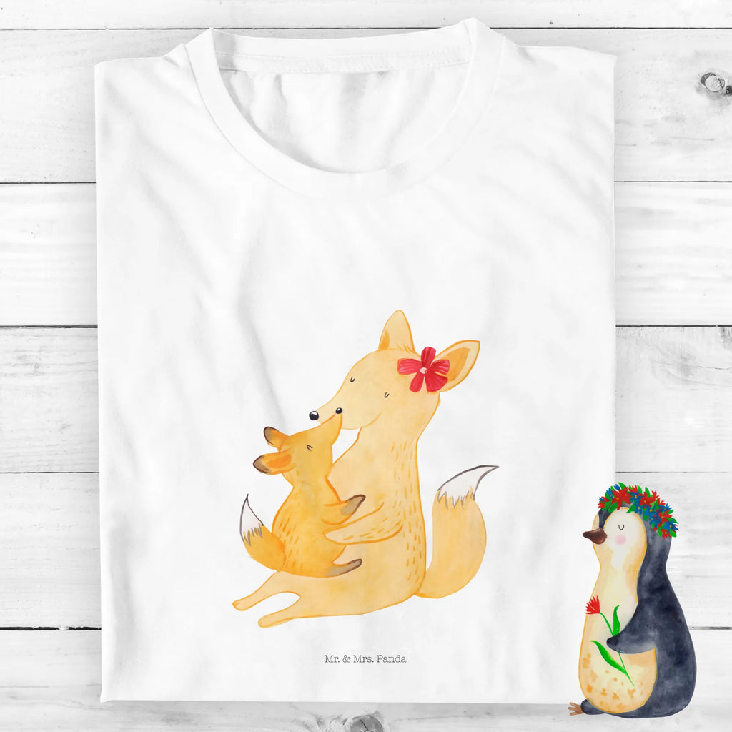 Organic Kids T-Shirt Fox mummy Kinder T-Shirt Jungen, Kinder T-Shirt Mädchen, Kinder T-Shirt, Oma, Bruder, Muttertag, Vatertag, Papa, Familie, Mama, Opa, Schwester, Lieblingstochter, Tochter, Geschenk, Beste Tochter, Mutter