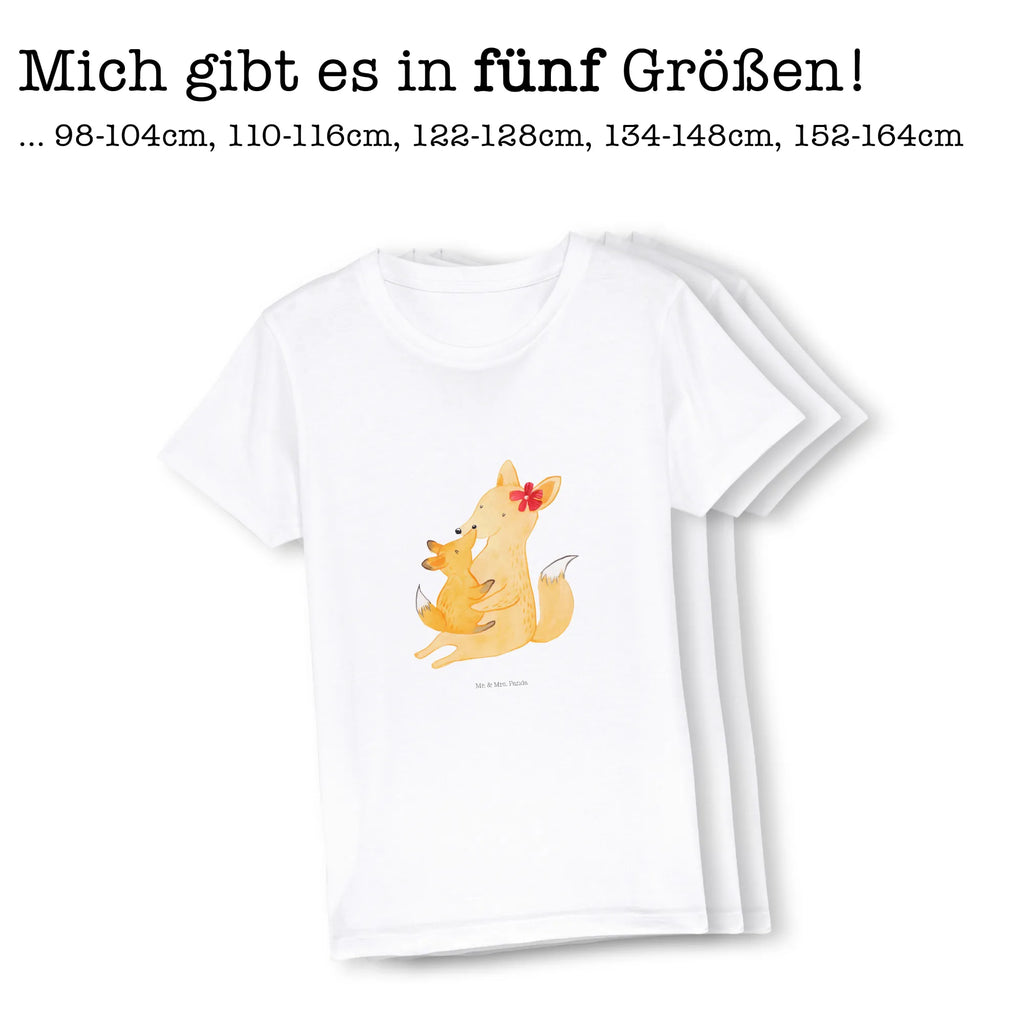 Organic Kids T-Shirt Fox mummy Kinder T-Shirt Jungen, Kinder T-Shirt Mädchen, Kinder T-Shirt, Oma, Bruder, Muttertag, Vatertag, Papa, Familie, Mama, Opa, Schwester, Lieblingstochter, Tochter, Geschenk, Beste Tochter, Mutter