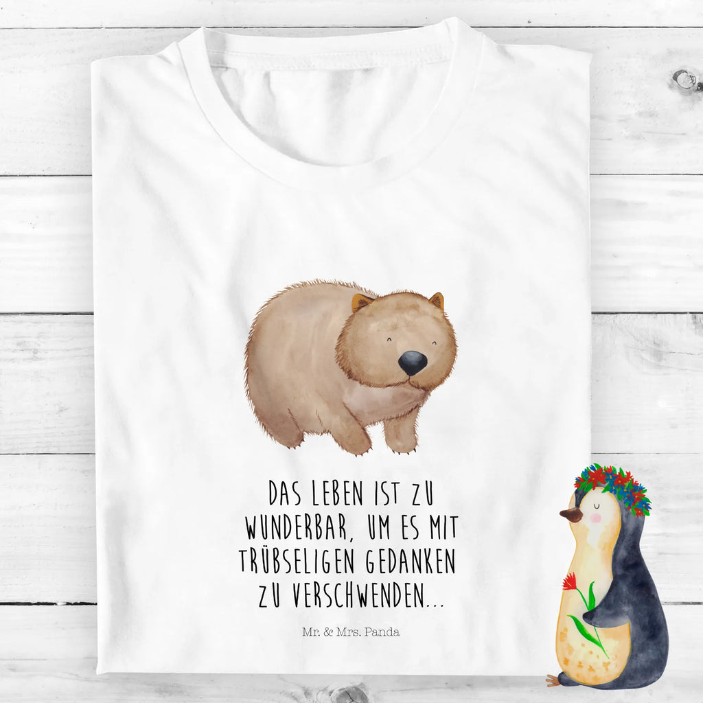 Organiczna koszulka dziecięca Wombat Kinder T-Shirt Mädchen, Kinder T-Shirt, Kinder T-Shirt Jungen, Gute Laune, Tiere, Tiermotive, Lustige Sprüche, Wombat, Spruch, Motivation, Das Leben Ist schön, Australien