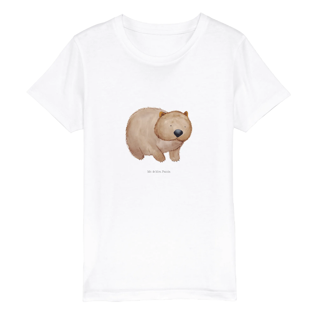 Organiczna koszulka dziecięca Wombat Kinder T-Shirt Mädchen, Kinder T-Shirt, Kinder T-Shirt Jungen, Gute Laune, Tiere, Tiermotive, Lustige Sprüche, Wombat, Spruch, Motivation, Das Leben Ist schön, Australien