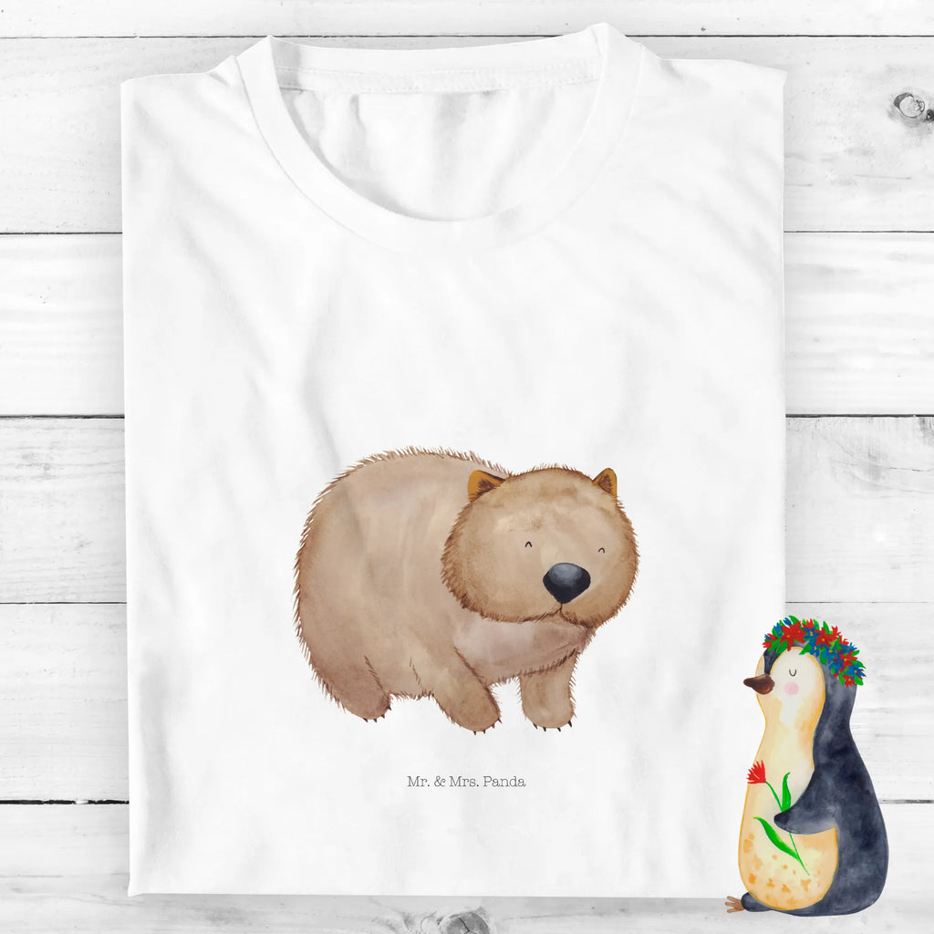 Organiczna koszulka dziecięca Wombat Kinder T-Shirt Mädchen, Kinder T-Shirt, Kinder T-Shirt Jungen, Gute Laune, Tiere, Tiermotive, Lustige Sprüche, Wombat, Spruch, Motivation, Das Leben Ist schön, Australien