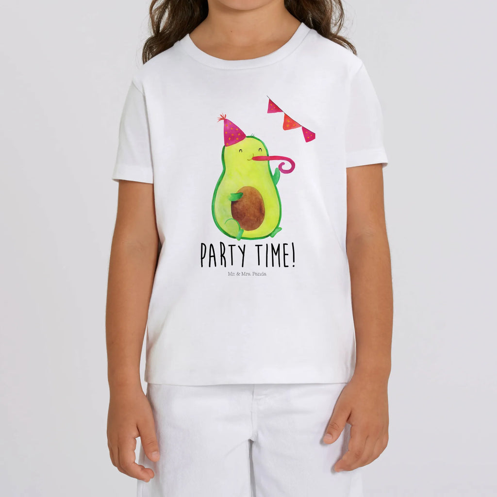 Organiczna koszulka dziecięca Awokado Czas na imprezę Kinder T-Shirt Jungen, Kinder T-Shirt Mädchen, Kinder T-Shirt, Gesund, Avocado, Veggie, Vegan